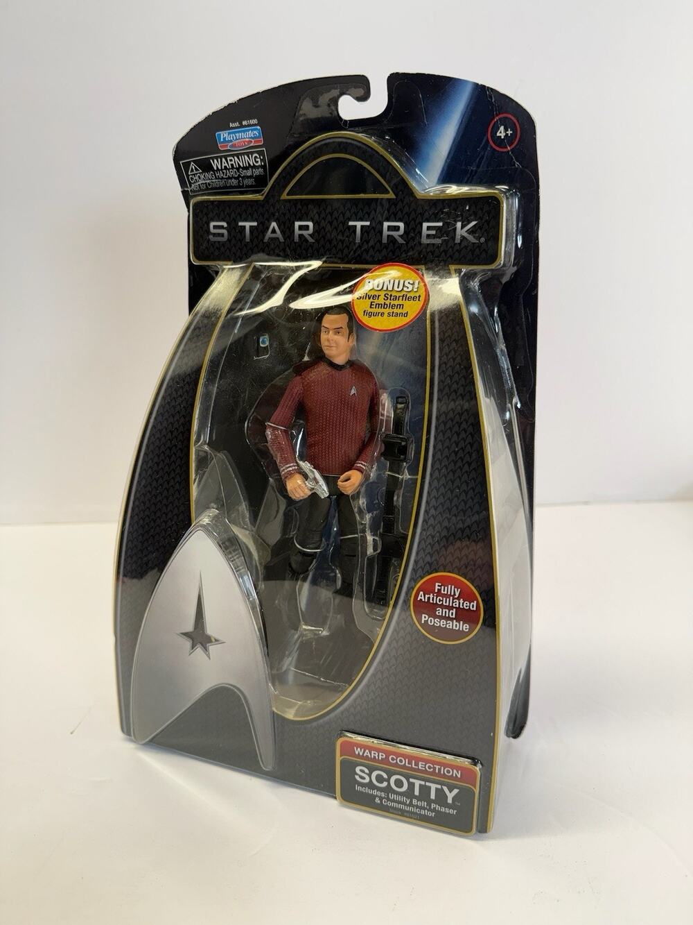 Playmates Toys Star Trek Warp Collection - Scotty Action Figure - NEW